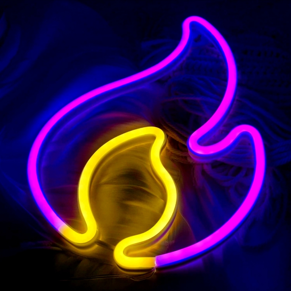 Flame Neon Sign